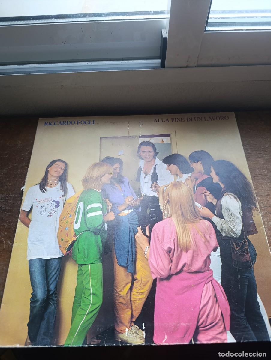 Discos de vinilo: LP Riccardo Fogli &ndash; Alla Fine Di Un Lavoro