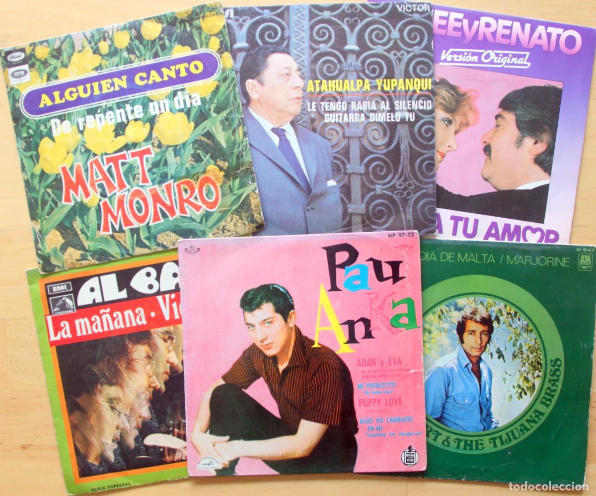 Discos de vinilo: BALADAS: HERB ALBERT & THE TIJUANA BRASS-MATT MONRO-PAUL ANKA-AL BANO-RENEE & RENATO-A.YUPANQUI
