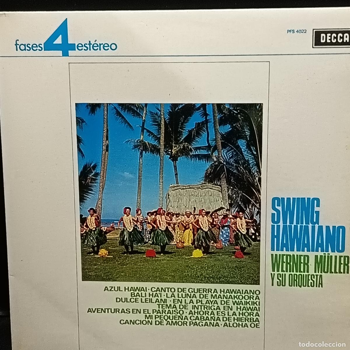 Discos de vinilo: Werner M&uuml;ller y su orquetsa. SWING HAWAIANO. LP