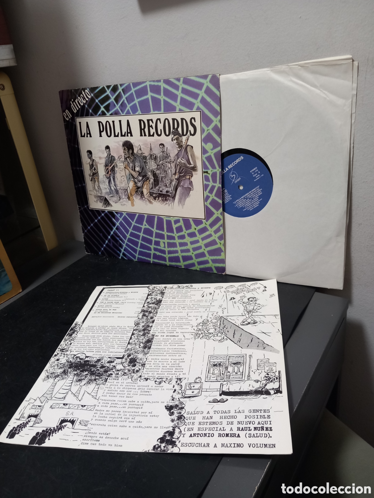 Discos de vinilo: ANTIGUO LP LA POLLA RECORDS EN DIRECTO ORIGINAL