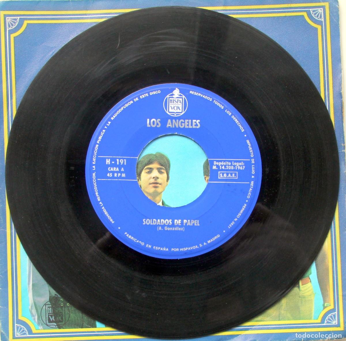 Discos de vinilo: LOS ANGELES - HISPAVOX 1967 - Foto 3