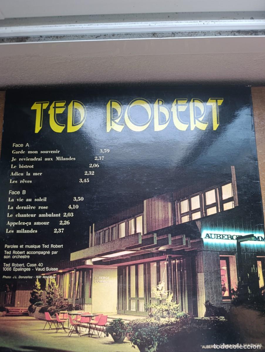 Discos de vinilo: LP Ted Robert &ndash; Ted Robert Firmado - Foto 3
