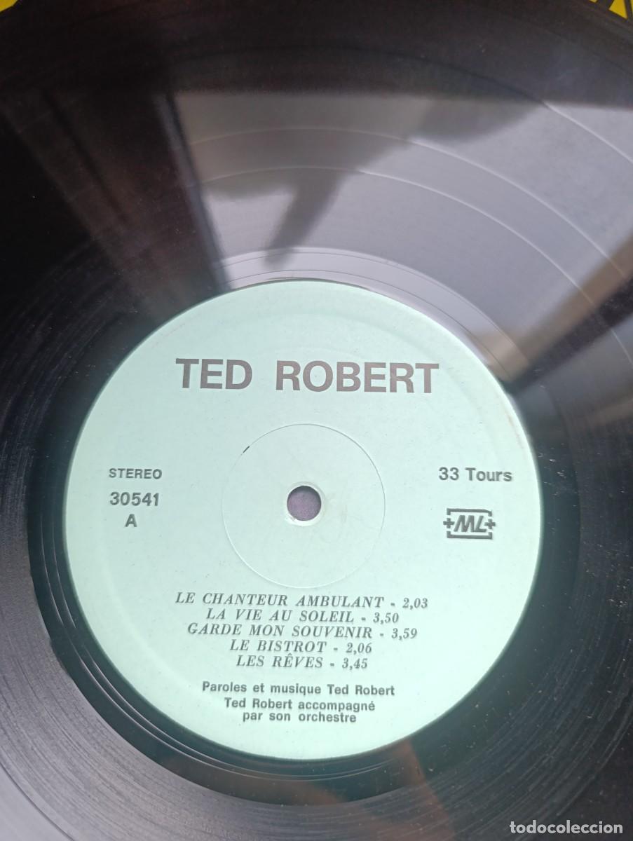 Discos de vinilo: LP Ted Robert &ndash; Ted Robert Firmado - Foto 5
