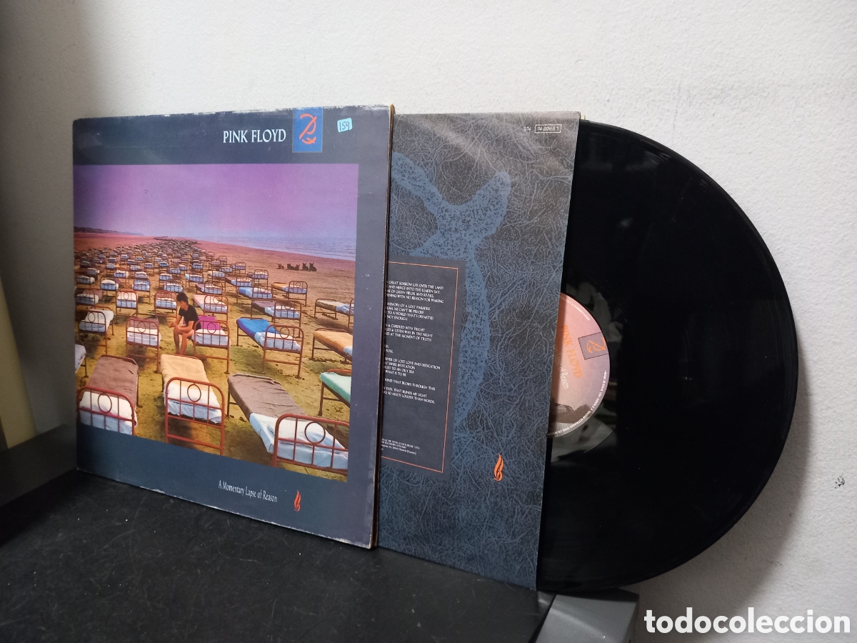 Discos de vinilo: ANTIGUO LP PINK FLOYD A MOMENTARY LAPSE OF REASON ORIGINAL