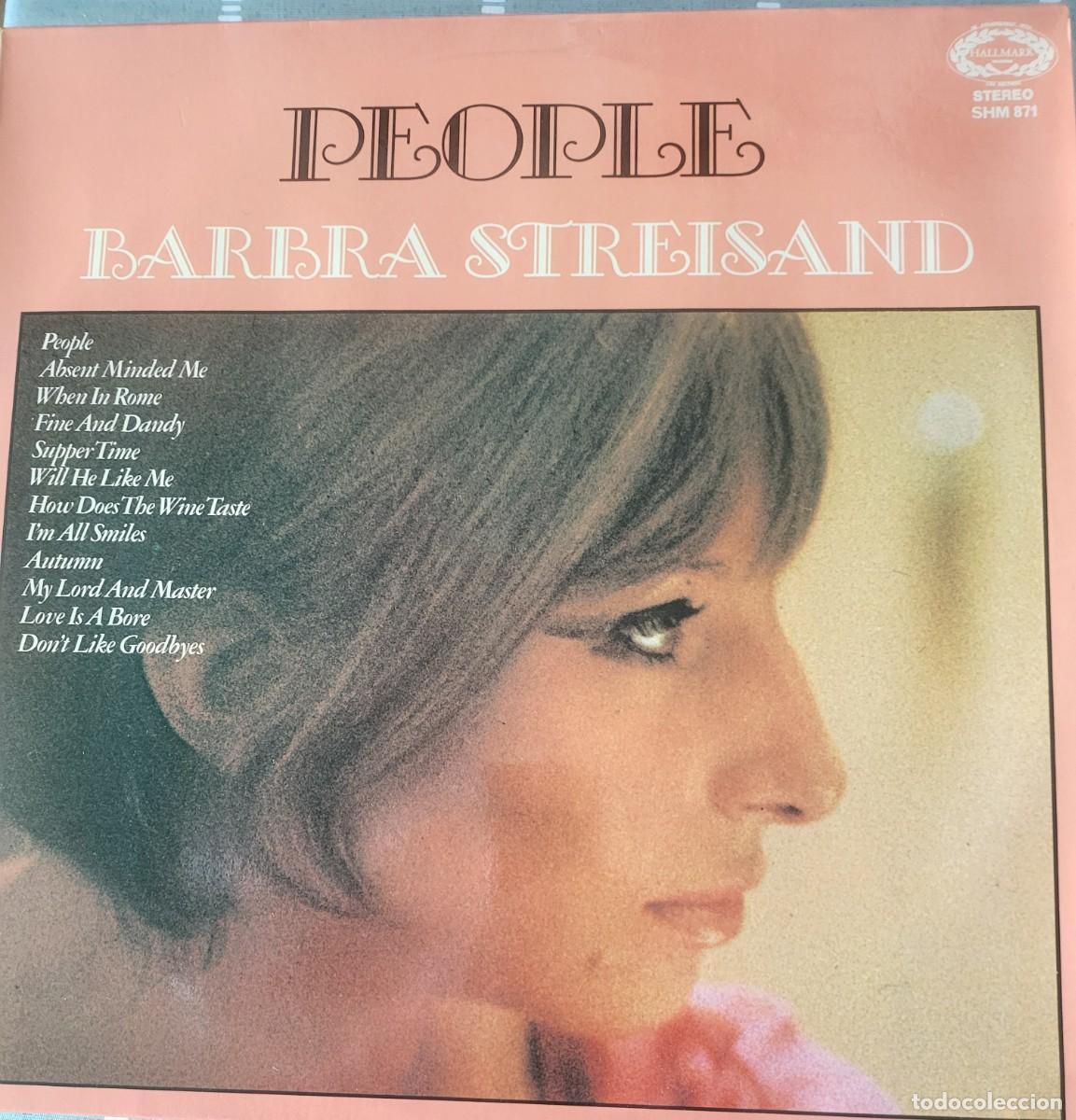 Discos de vinilo: Barbra Streisand Lp sello Hallmark editado en Inglaterra a&ntilde;o 1966...