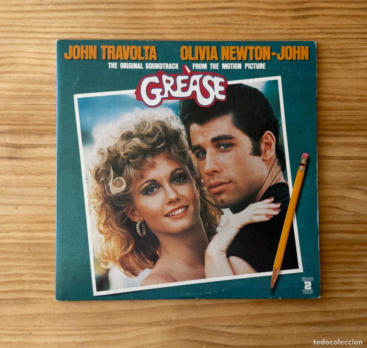 Disques de vinyle: Grease (The Original Soundtrack From The Motion Picture). 2LP. Canada 1978