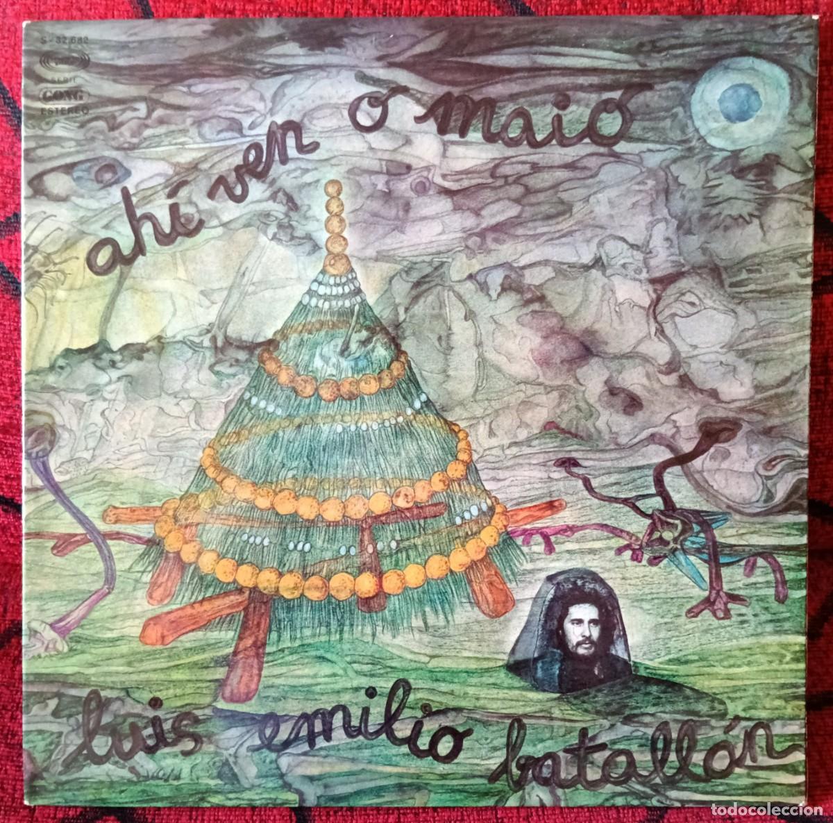 Discos de vinilo: LUIS EMILIO BATALLAN ** Ahi Ven O Maio ** SOLO PORTADA (SIN VINILO LP)