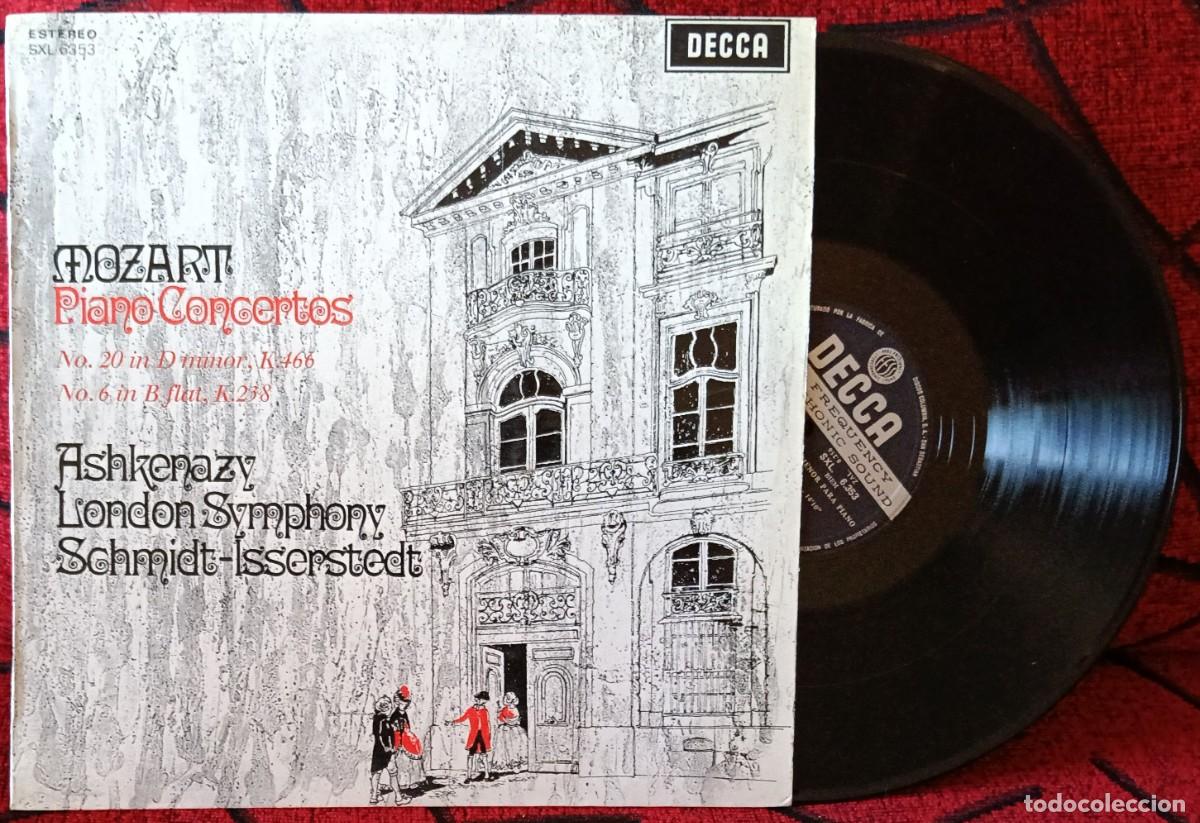 Discos de vinilo: VLADIMIR ASHKENAZY *MOZART: CONCIERTOS PARA PIANO* ORQUESTA SINFONICA DE LONDES VINILO LP 1968