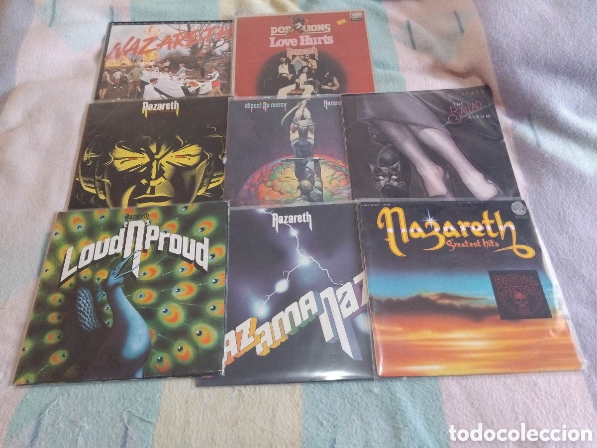 Dischi in vinile: Lote 8 Lps grupo Nazareth vinilo ( leer descripcion,)