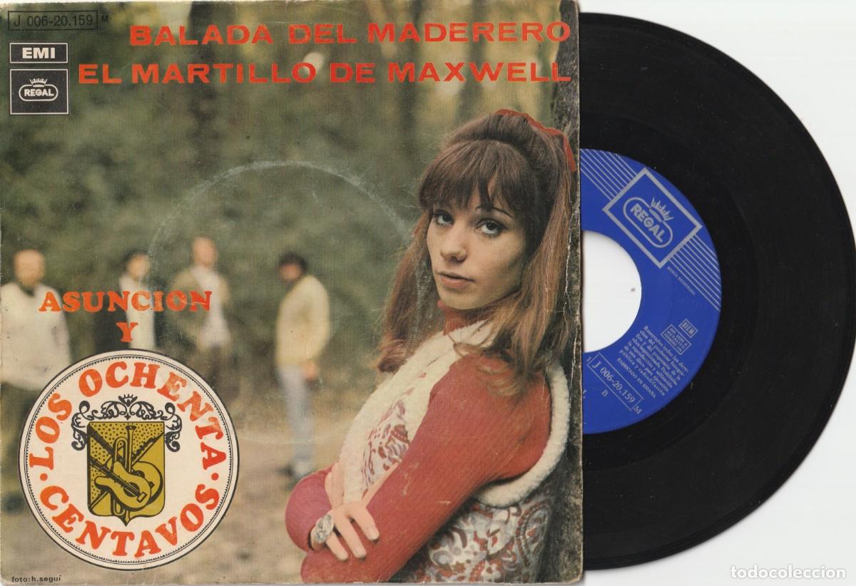 Discos de vinilo: ASUNCION Y LOS OCHENTA CENTAVOS - BALADA DEL MADERERO + 1 (SINGLE EMI-REGAL 1970)