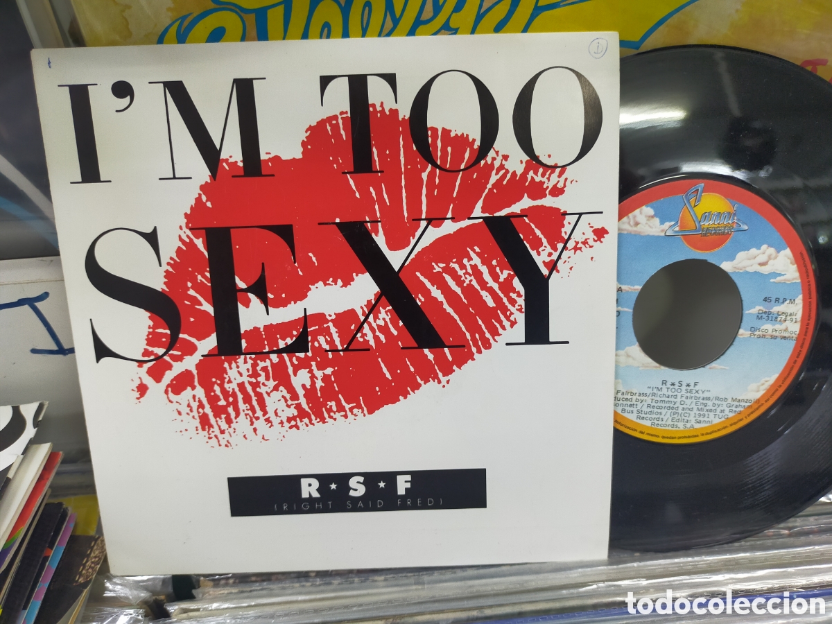 Discos de vinilo: R S F single promocional i'm too sexy Espa&ntilde;a 1991