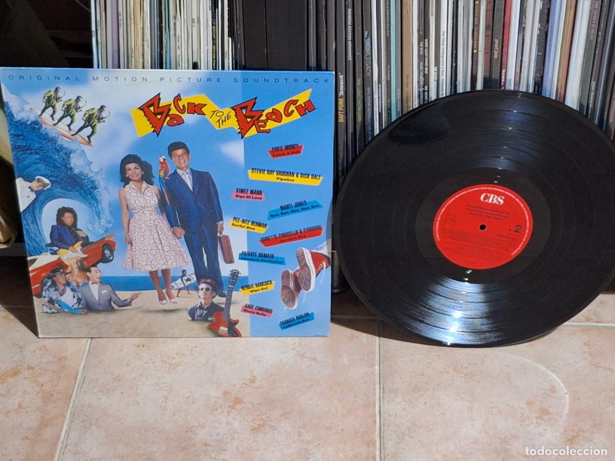 Discos de vinilo: Varios &lrm;&ndash; Back To The Beach BSO CBS 460118 1 Stevie Ray Vaughan Herbie Hancock y mas