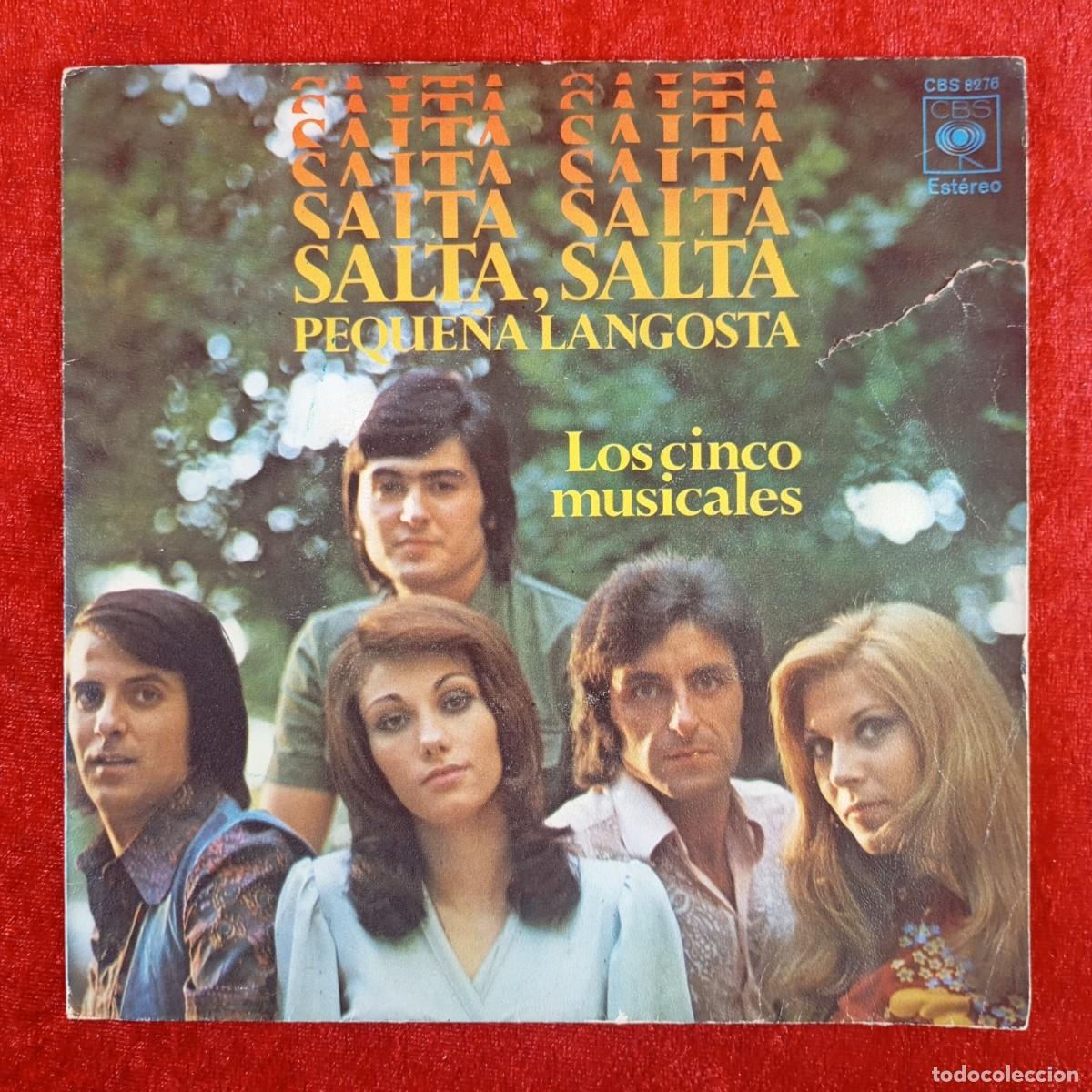 Discos de vinilo: SALTA, SALTA PEQUE&Ntilde;A LANGOSTA - LOS CINCO MUSICALES - CBS 8276 - SINGLE - DISCO VINILO / 4237