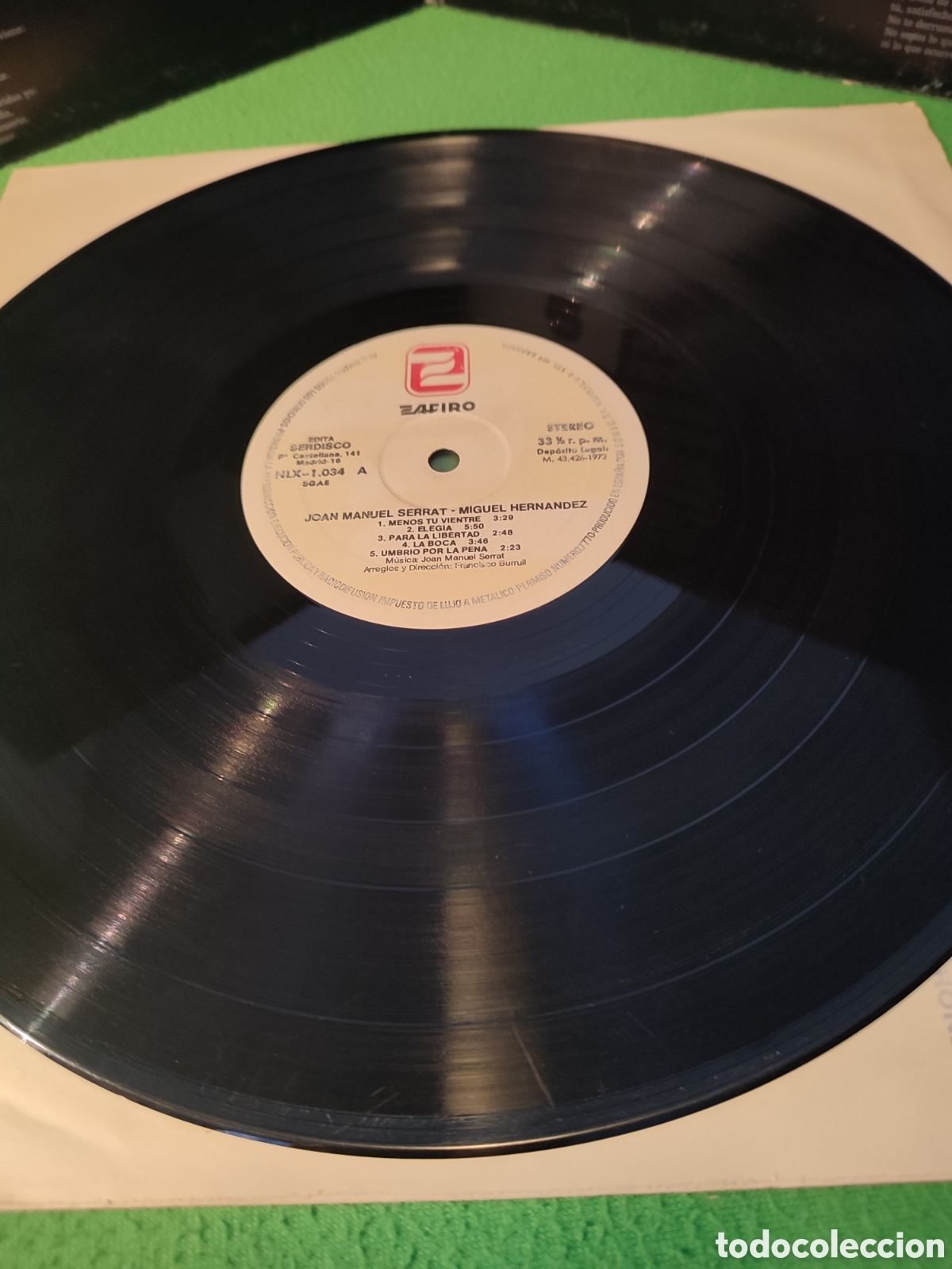 Discos de vinilo: Joan Manuel Serrat - Miguel Hernandez - Foto 3