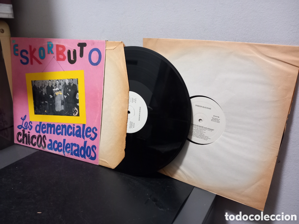 Discos de vinilo: ANTIGUO LP ESKORBUTO DOBLE LOS DEMENCIALES CHICOS ACELERADOS ORIGINAL
