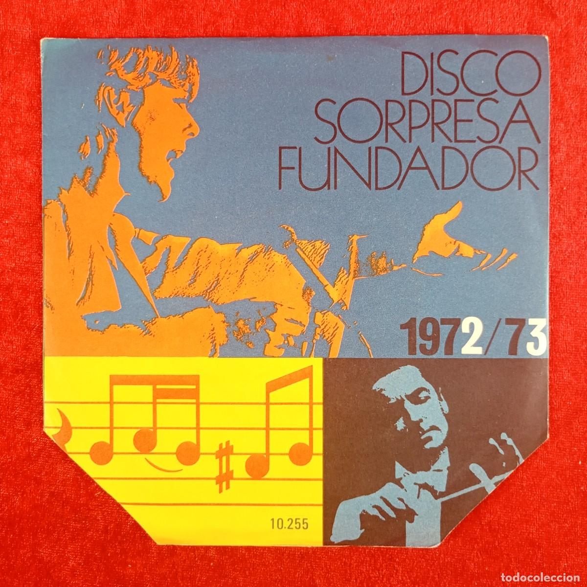 Discos de vinilo: DISCO SORPRESA - FUNDADOR - VER FOTOS DE LAS CANCIONES QUE INCLUYE - SINGLE - DISCO VINILO / 4253