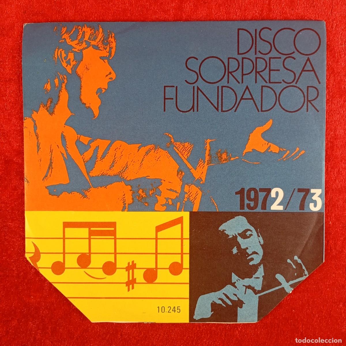 Discos de vinilo: DISCO SORPRESA - FUNDADOR - VER FOTOS DE LAS CANCIONES QUE INCLUYE - SINGLE - DISCO VINILO / 4255