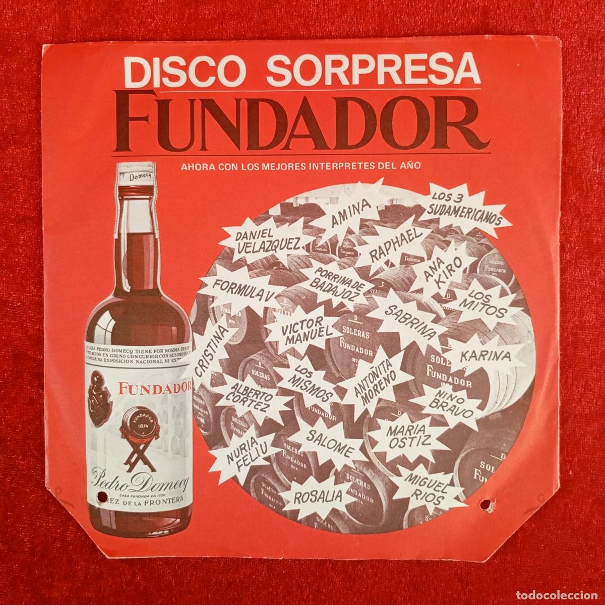 Discos de vinilo: DISCO SORPRESA - FUNDADOR - VER FOTOS DE LAS CANCIONES QUE INCLUYE - SINGLE - DISCO VINILO / 4256