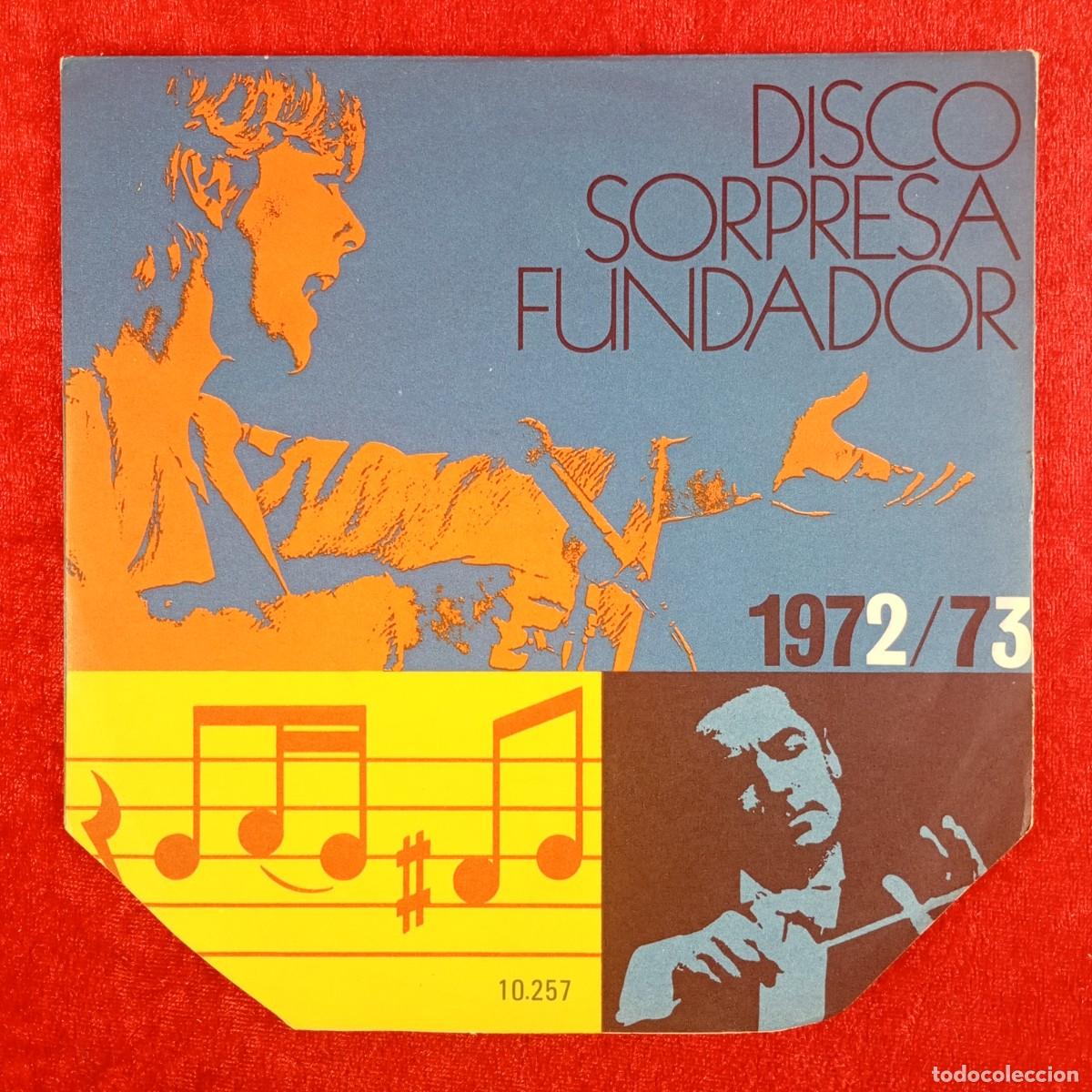 Discos de vinilo: DISCO SORPRESA - FUNDADOR - VER FOTOS DE LAS CANCIONES QUE INCLUYE - SINGLE - DISCO VINILO / 4257