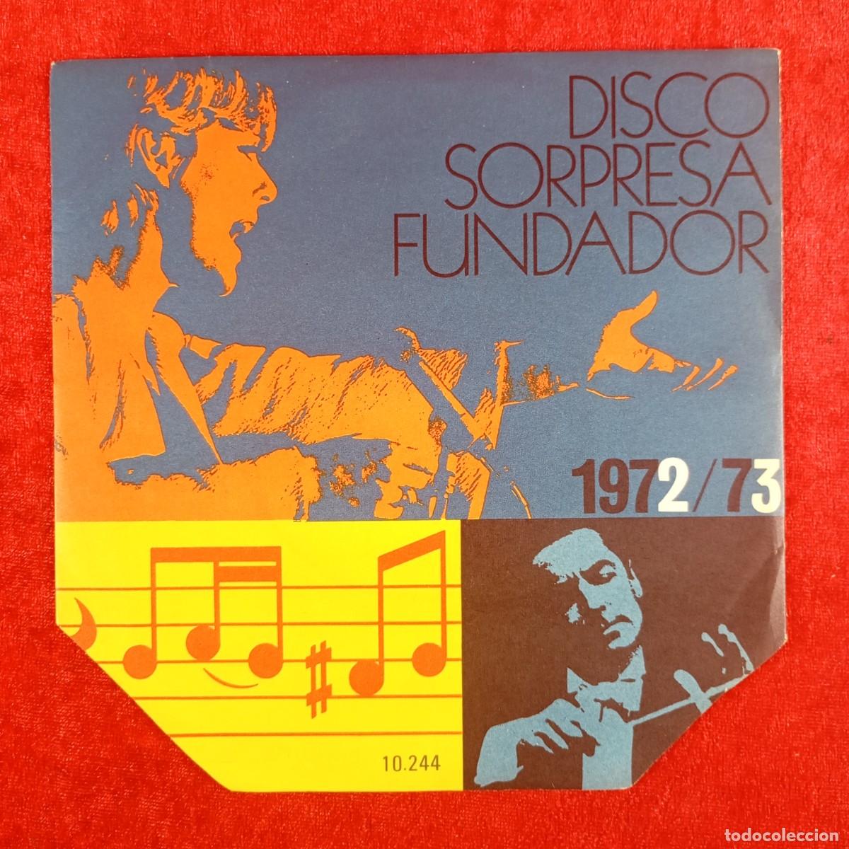 Discos de vinilo: DISCO SORPRESA - FUNDADOR - VER FOTOS DE LAS CANCIONES QUE INCLUYE - SINGLE - DISCO VINILO / 4259