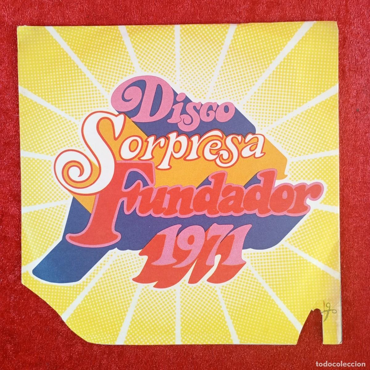 Discos de vinilo: DISCO SORPRESA - FUNDADOR - VER FOTOS DE LAS CANCIONES QUE INCLUYE - SINGLE - DISCO VINILO / 4261