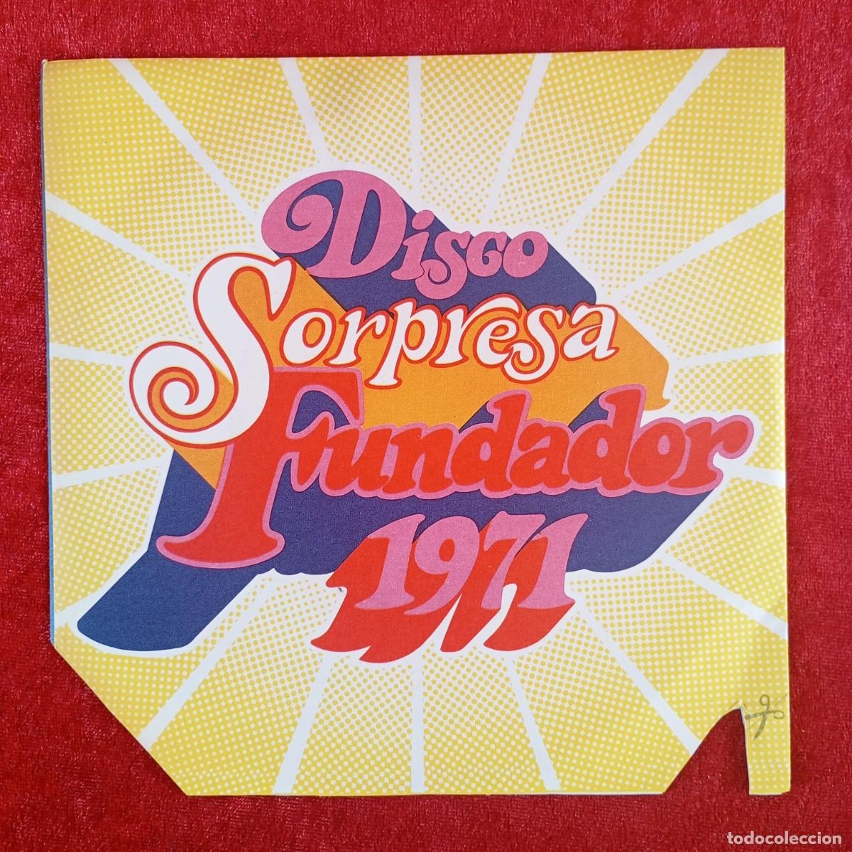 Discos de vinilo: DISCO SORPRESA - FUNDADOR - VER FOTOS DE LAS CANCIONES QUE INCLUYE - SINGLE - DISCO VINILO / 4262