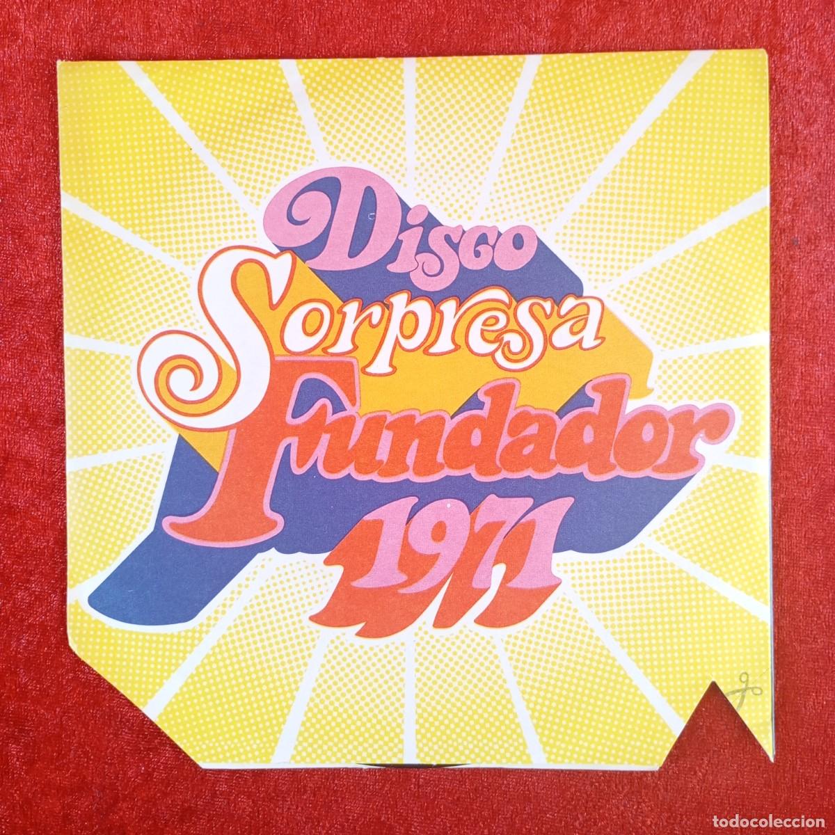 Discos de vinilo: DISCO SORPRESA - FUNDADOR - VER FOTOS DE LAS CANCIONES QUE INCLUYE - SINGLE - DISCO VINILO / 4263