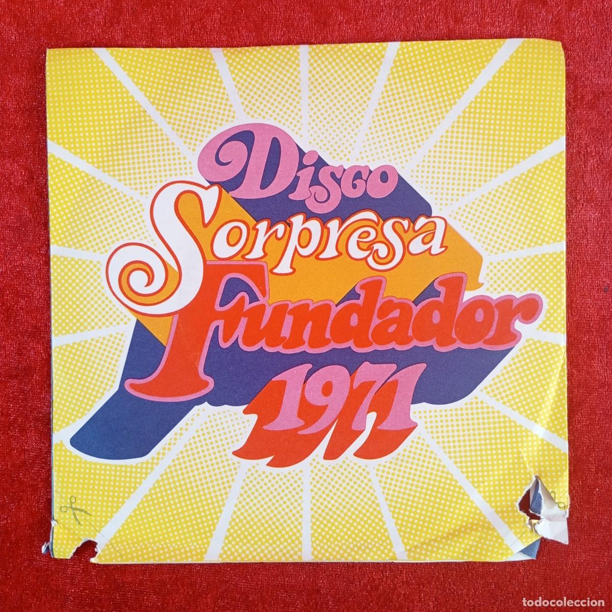 Discos de vinilo: DISCO SORPRESA - FUNDADOR - VER FOTOS DE LAS CANCIONES QUE INCLUYE - SINGLE - DISCO VINILO / 4267