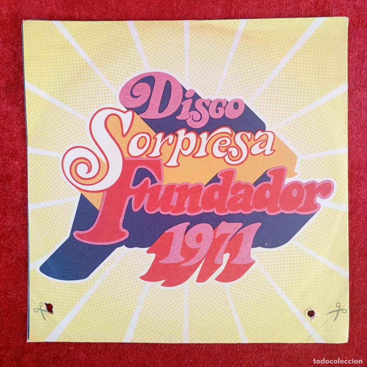 Discos de vinilo: DISCO SORPRESA - FUNDADOR - VER FOTOS DE LAS CANCIONES QUE INCLUYE - SINGLE - DISCO VINILO / 4268
