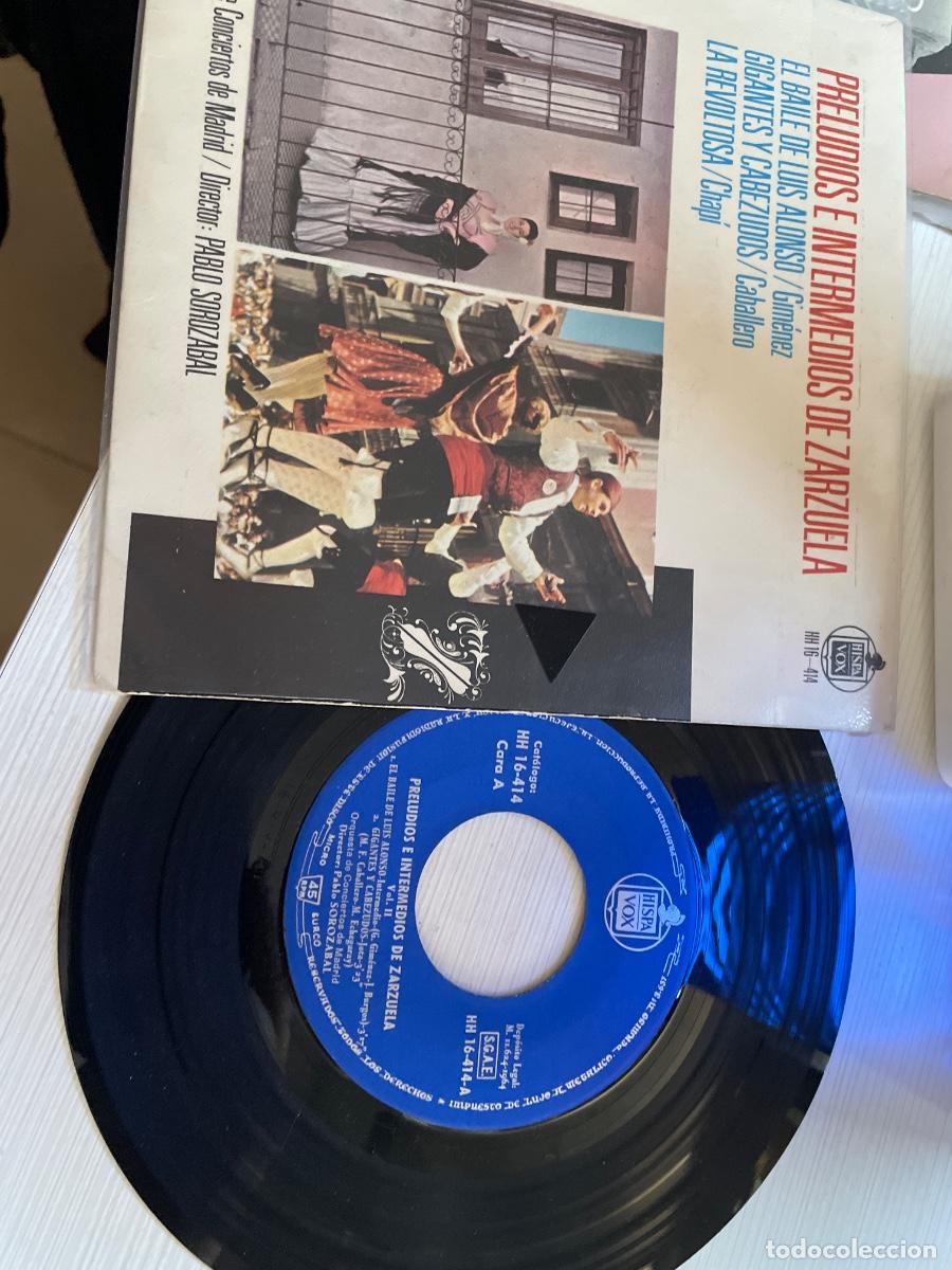 Discos de vinilo: Preludios e intermedios de zarzuela