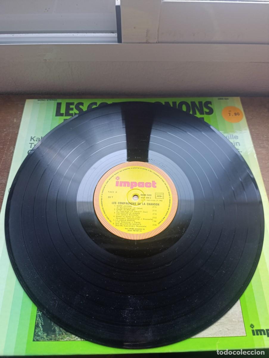 Discos de vinilo: LP Les Compagnons De La Chanson - Foto 3