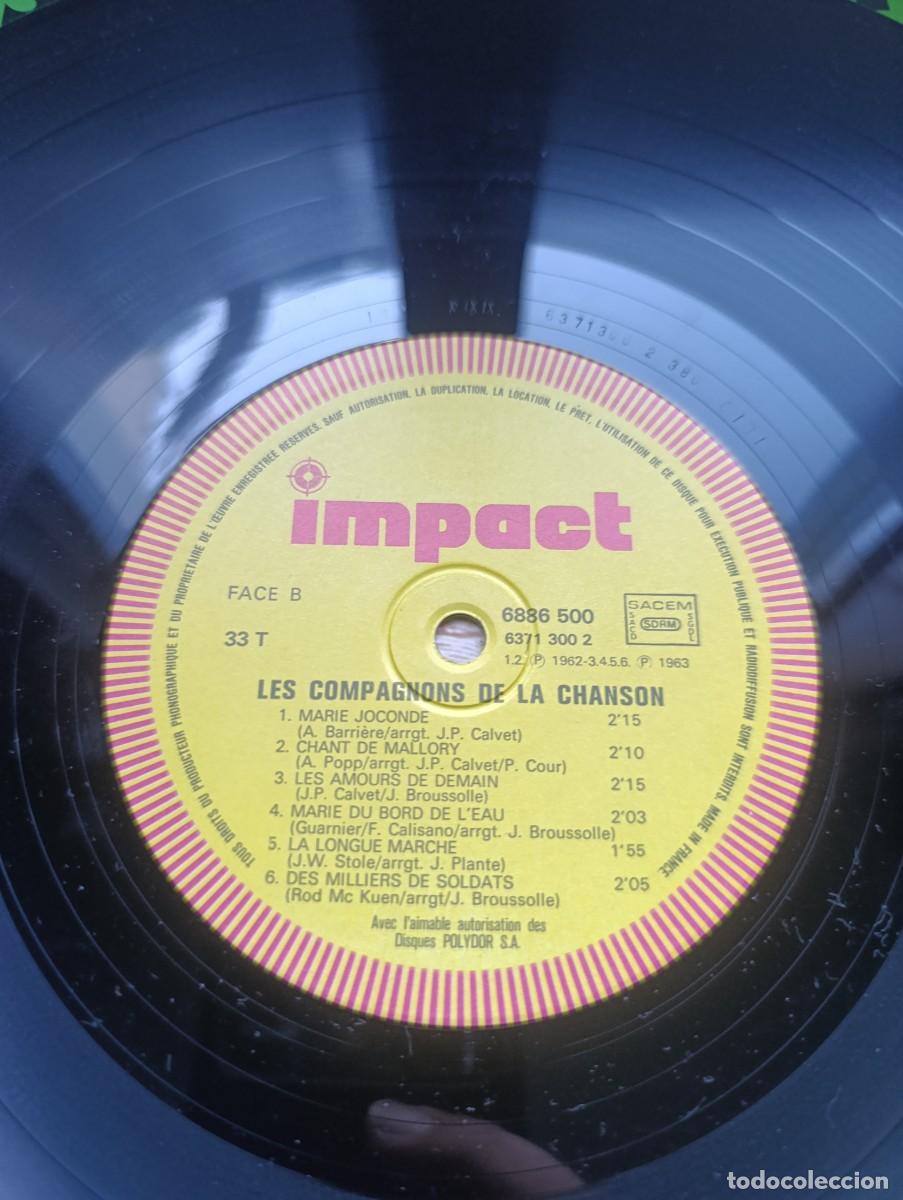 Discos de vinilo: LP Les Compagnons De La Chanson - Foto 4