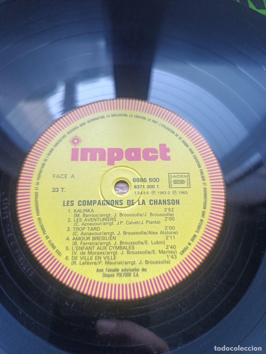 Discos de vinilo: LP Les Compagnons De La Chanson - Foto 6