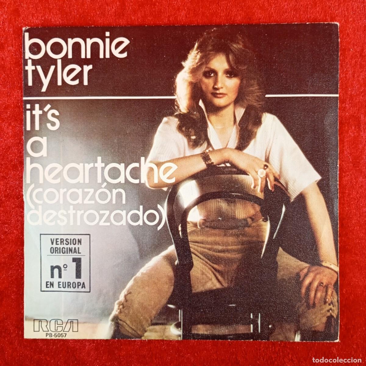 Discos de vinilo: BONNIE TYLER - IT'S A HEARTACHE - PB-5057 - SINGLE - DISCO VINILO / 4297