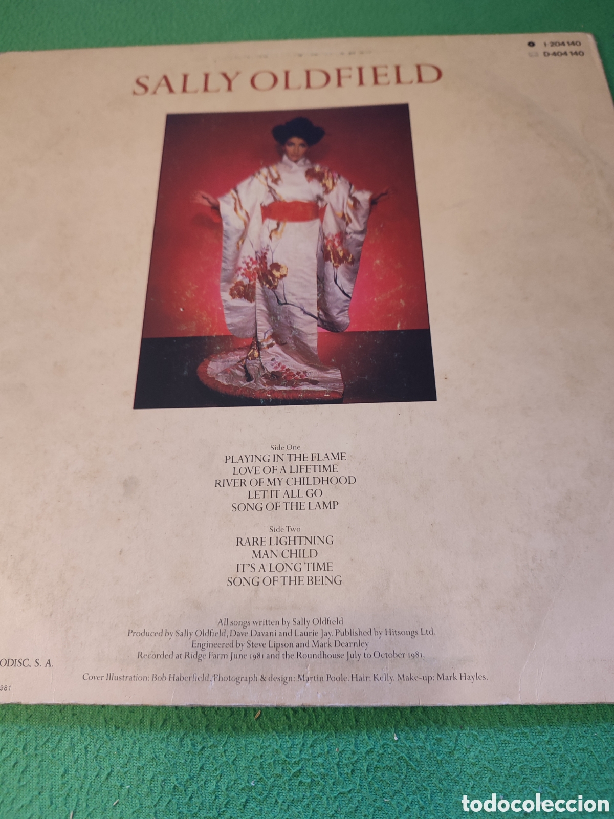 Discos de vinilo: Sally Oldfield - Playing in the flame - Foto 2