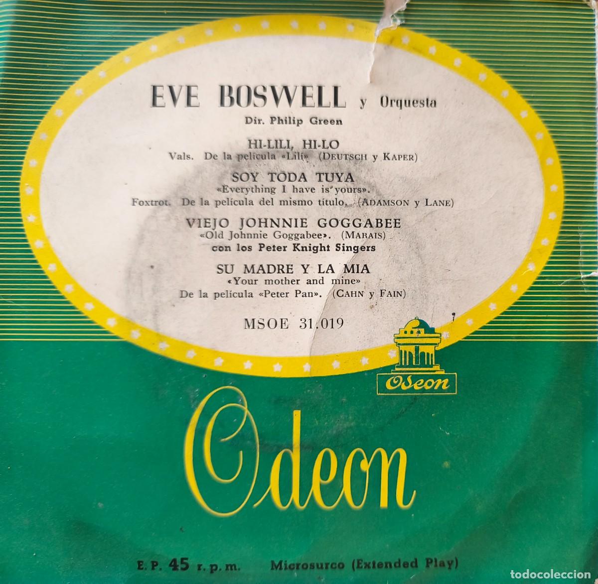 Discos de vinilo: Eve Boswell y la Orquesta dirigida por Philip Green