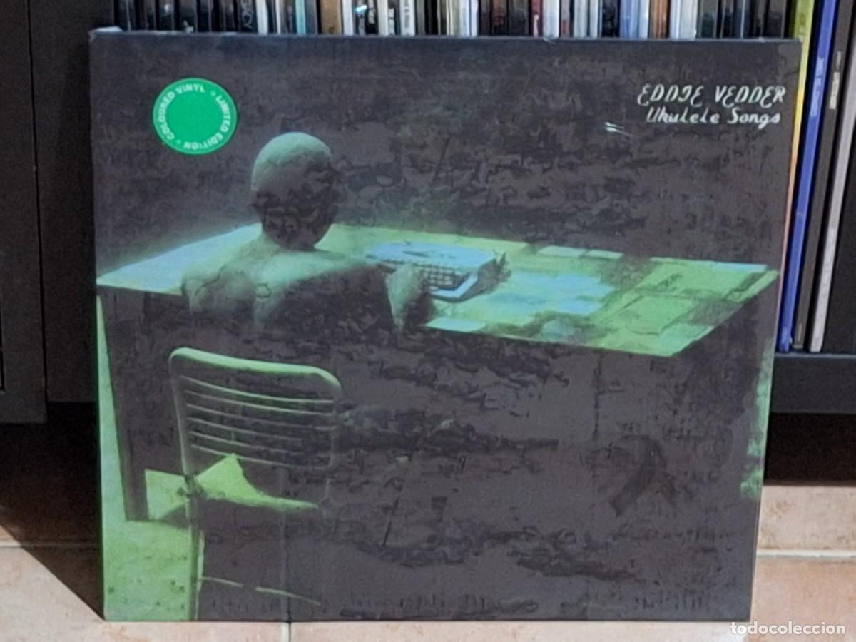 Discos de vinilo: Eddie Vedder &ndash; Ukulele Songs LP GREEN Monkeywrench Records PRECINTADO-NUEVO