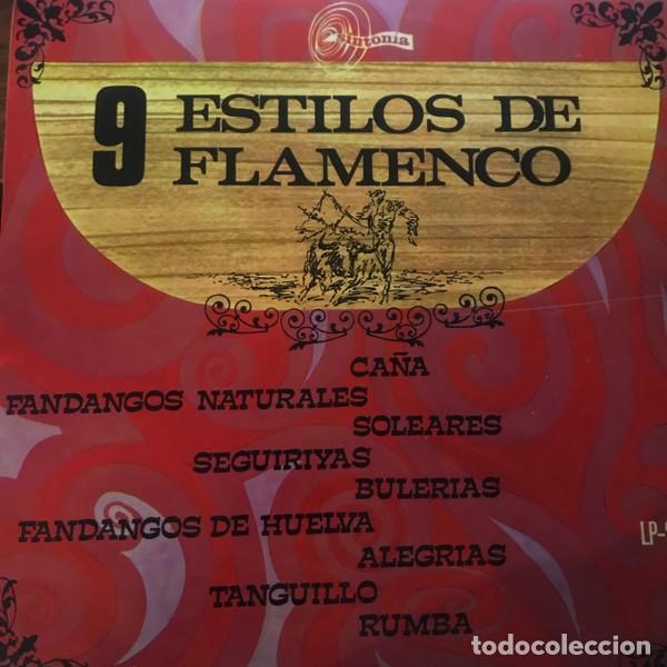 Discos de vinilo: 9 Estilos De Flamenco - &rdquo;Polilla&rdquo;, Eugenio de Badajoz - Juan Rosales , Pepa De Utrera