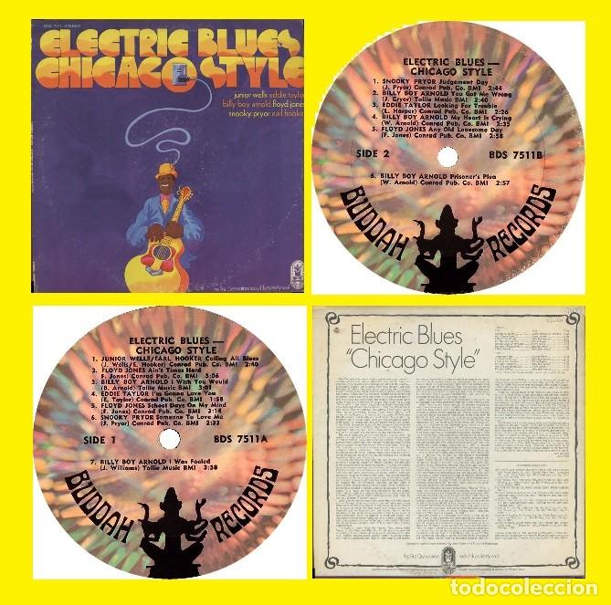 Discos de vinilo: Electric Blues &rdquo;Chicago Style&rdquo; 1969, ORG EDT USA / Junior Wells / Earl Hooker / Billy Boy Arnold, EX