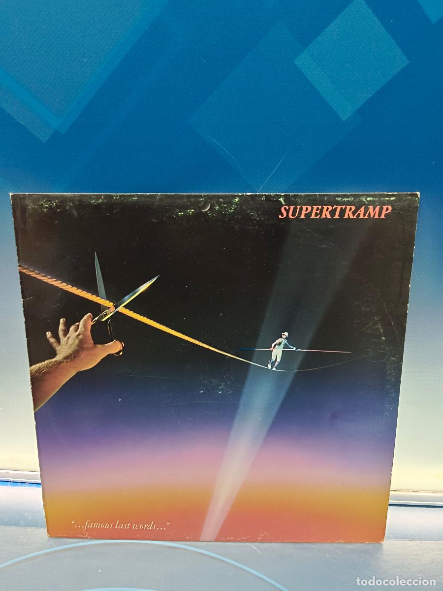 Discos de vinilo: Disco LP vinilo Supertramp &ndash; &rdquo;...Famous Last Words...&rdquo; LP, Album, 1985, Spain