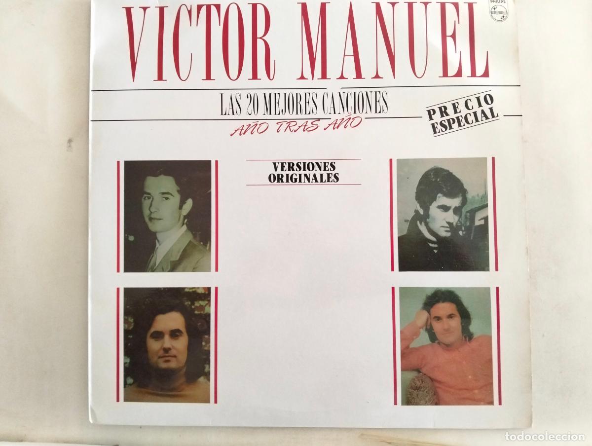 Discos de vinilo: VICTOR MANUEL, DISCO DOBLE LP A&Ntilde;O TRAS A&Ntilde;O, EDITADO PHILIPS, A&Ntilde;O 1982