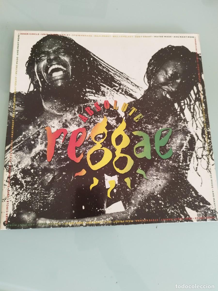 Discos de vinilo: Absolute Reggae. Vinilo lp. Ziggy Marley, Peter Tosh con Mick Jagger, UB40, inner circle.