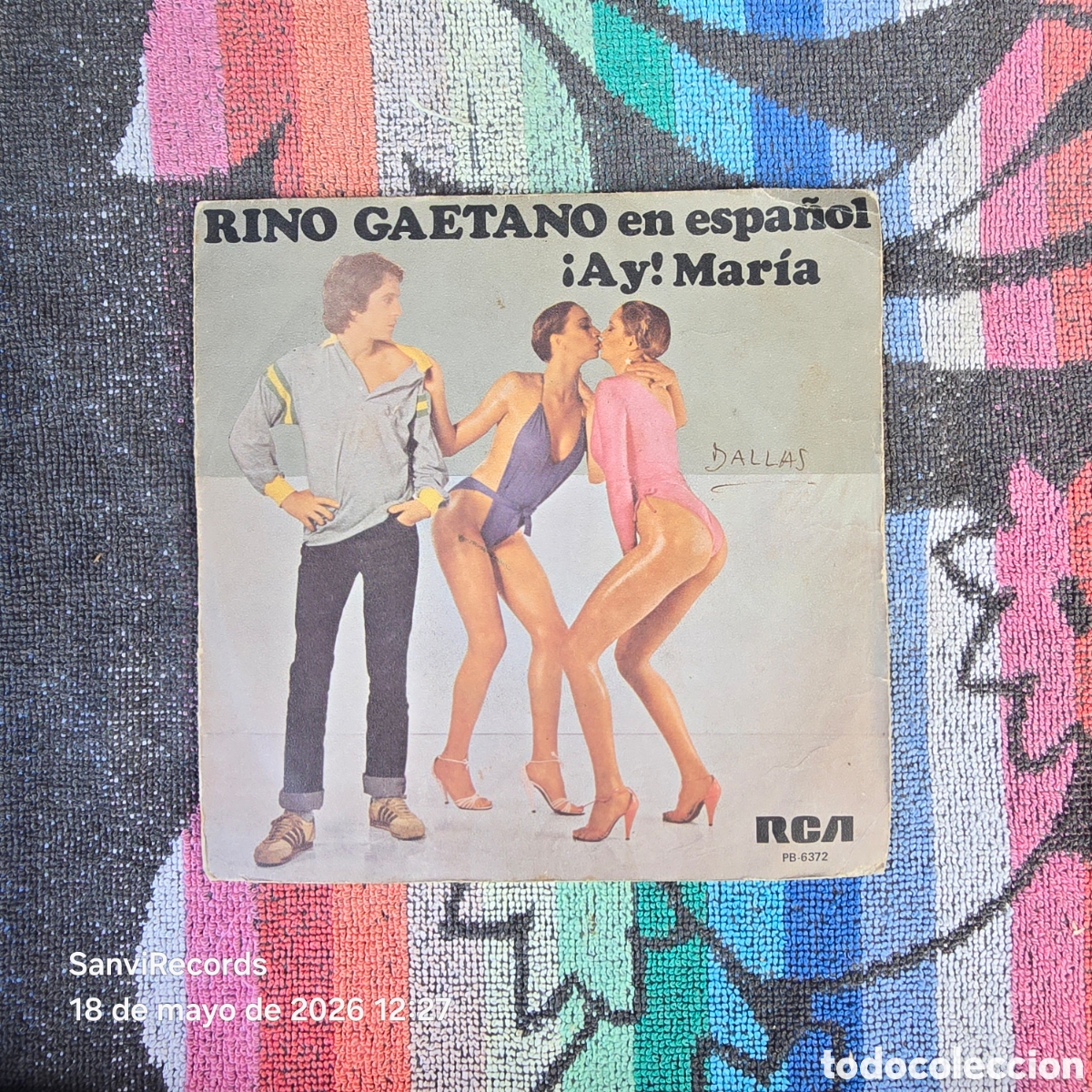Discos de vinilo: [SINGLE] RINO GAETANO EN ESPA&Ntilde;OL: &iexcl;AY! MAR&Iacute;A - MAESTRA DEL AMOR (RCA VICTOR) (1979)