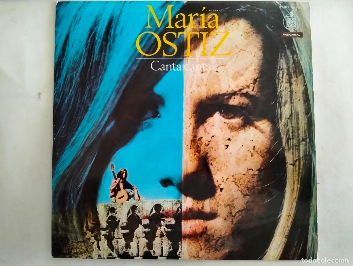 Discos de vinilo: MARIA OSTIZ, DISCO LP CANTA CANTA, EDITADO HISPAVOX, A&Ntilde;O 1970