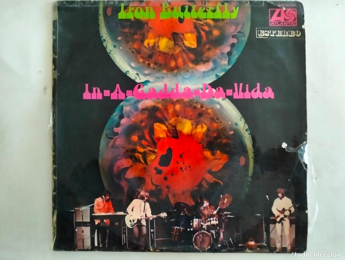 Discos de vinilo: IRON BUTTERFLY, DISCO LP IN-A-GADDA-DA-VIDA, EDITADO ATLANTIC, A&Ntilde;O 1969
