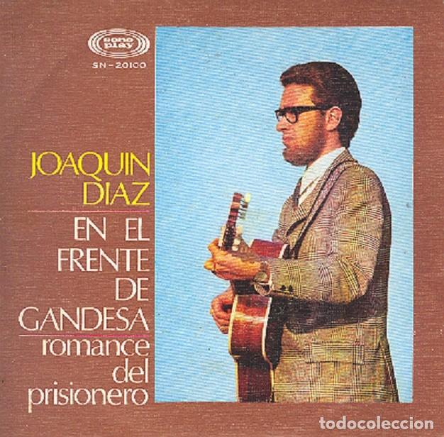 Discos de vinilo: Joaqu&iacute;n D&iacute;az &ndash; En el frente de Gandesa; Romance del prisionero &ndash; MOVIEPLAY 20100 &ndash; 1968