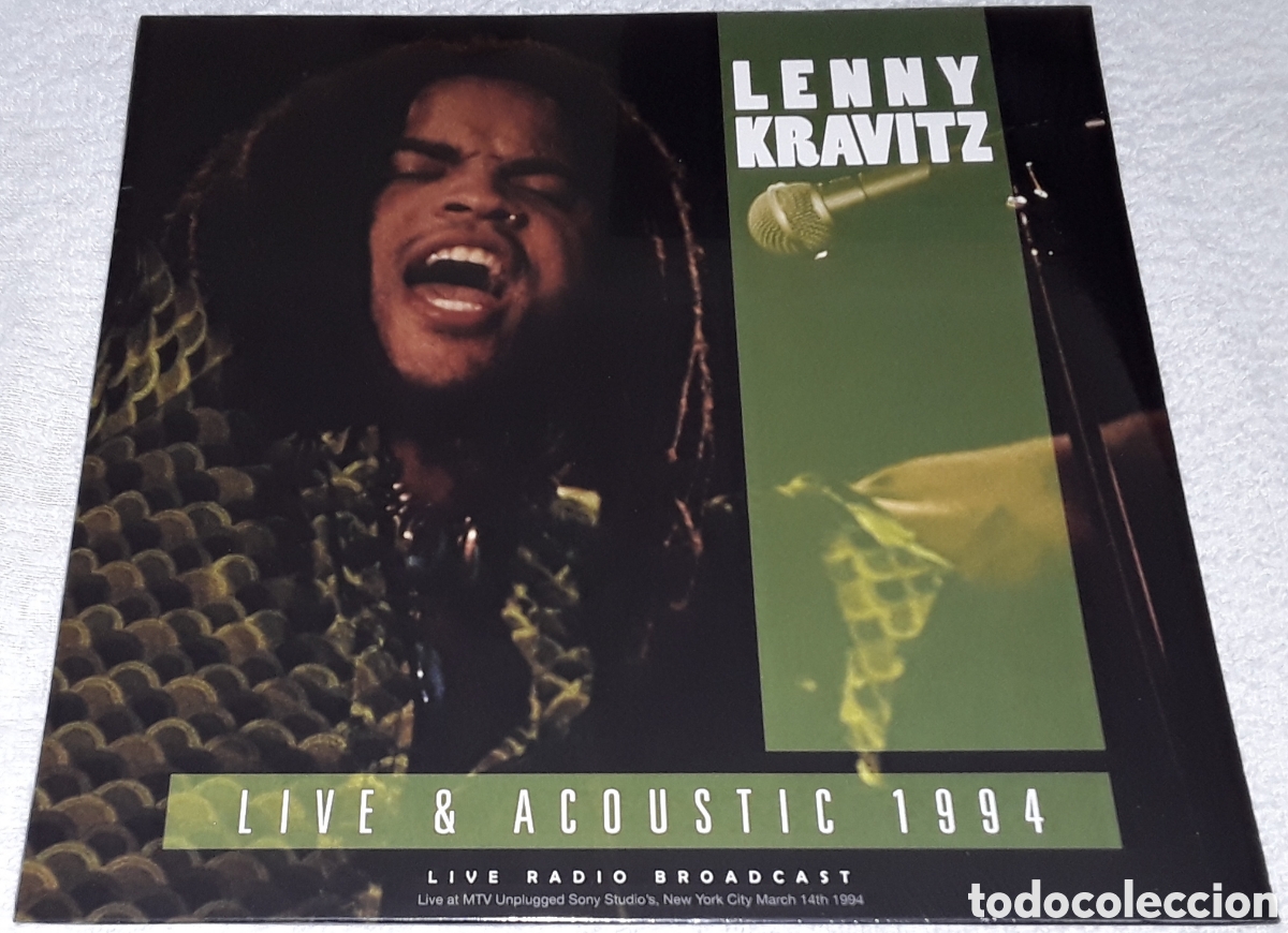 Discos de vinilo: LP - LENNY KRAVITZ - LIVE & ACOUSTIC 1994 - NUEVO Y PRECINTADO