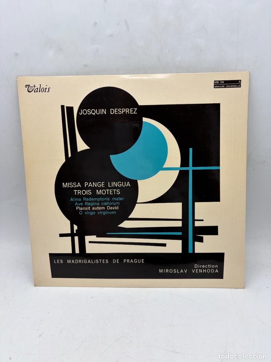 Discos de vinilo: LP - JOSQUIN DESPREZ - MISSA PANGE LINGUA / TROIS MOTETS - VALOIS