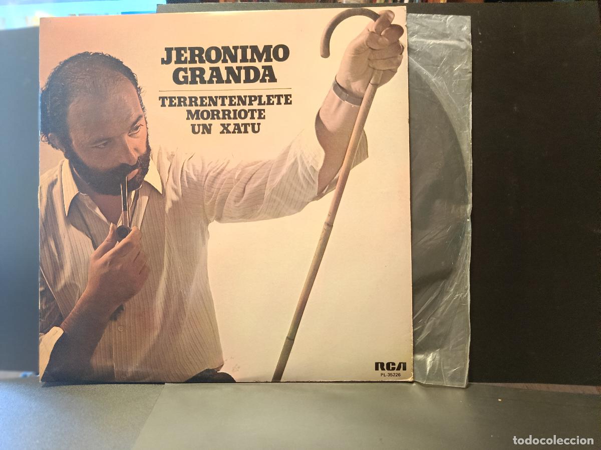 Discos de vinilo: JERONIMO GRANDA - TERRENTENPLETE MORRIOTE UN XATU - LP ASTURIAS PEPETO