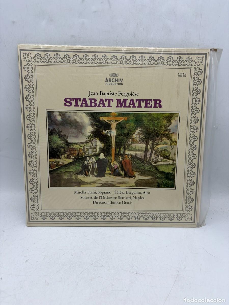Discos de vinilo: LP - PERGOLESE - STABAT MATER - FRENI / BERGANZA / GRACIS - ARCHIV PRODUKTION